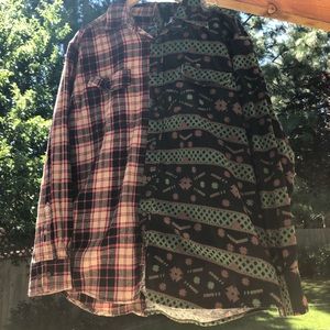 Cut and Sewn Vintage Flannel / Recycled Clothing